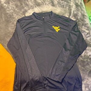 WVU Navy Quarter-Zip Pullover